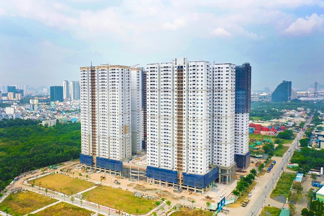 TIẾN ĐỘ THI CÔNG CĂN HỘ Q7 RIVERSIDE ĐẾN THÁNG 01/2022