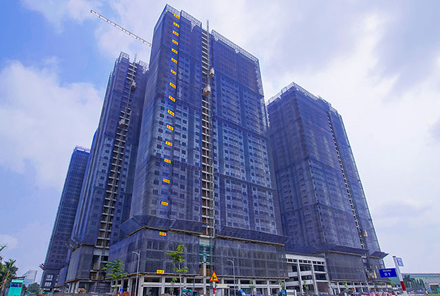 TIẾN ĐỘ THI CÔNG CĂN HỘ Q7 RIVERSIDE ĐẾN THÁNG 03/2021