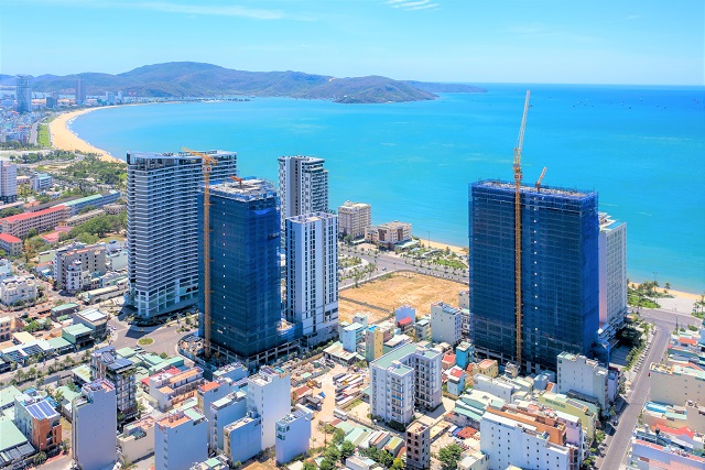 TIẾN ĐỘ THI CÔNG QUY NHON MELODY ĐẾN THÁNG 08/2021
