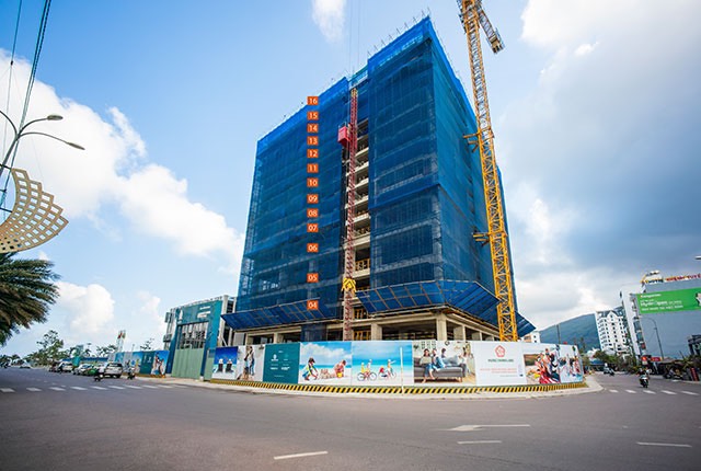 TIẾN ĐỘ THI CÔNG QUY NHON MELODY ĐẾN THÁNG 3/2021