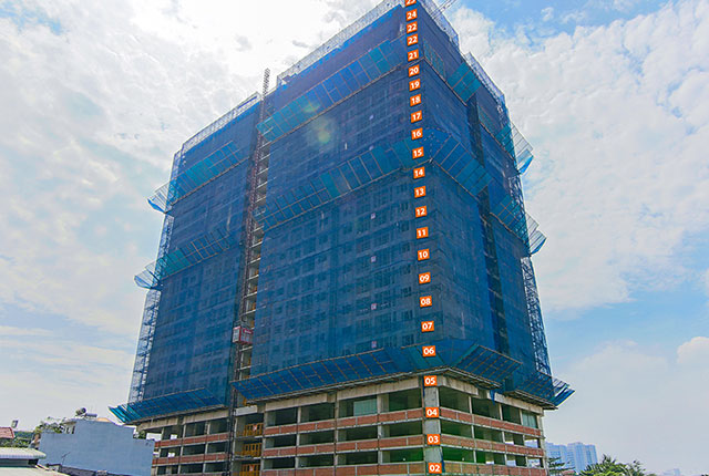 TIẾN ĐỘ THI CÔNG RICHMOND CITY ĐẾN THÁNG 01/2019