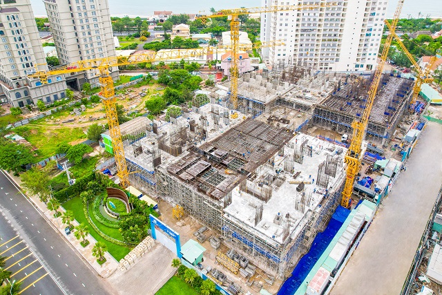 TIẾN ĐỘ THI CÔNG VŨNG TÀU PEARL ĐẾN THÁNG 07/2021