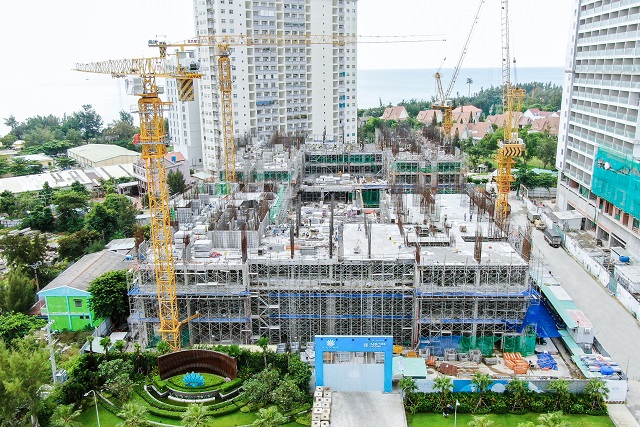 TIẾN ĐỘ THI CÔNG VŨNG TÀU PEARL ĐẾN THÁNG 10/2021