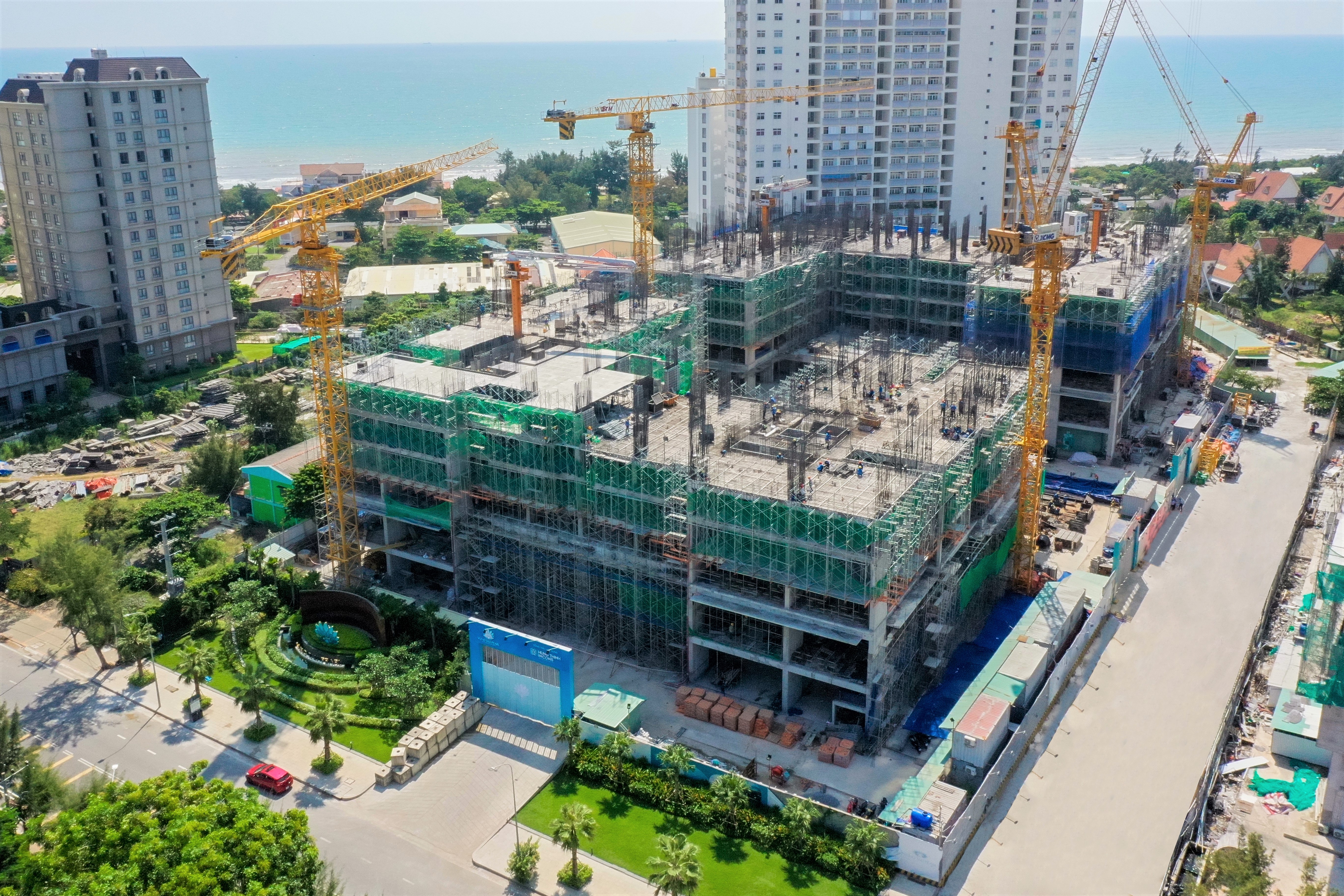 TIẾN ĐỘ THI CÔNG VŨNG TÀU PEARL ĐẾN THÁNG 11/2021