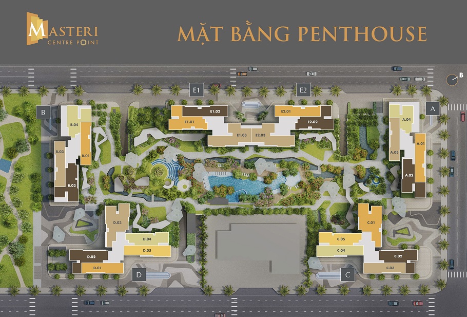 Mặt bằng Penthouse