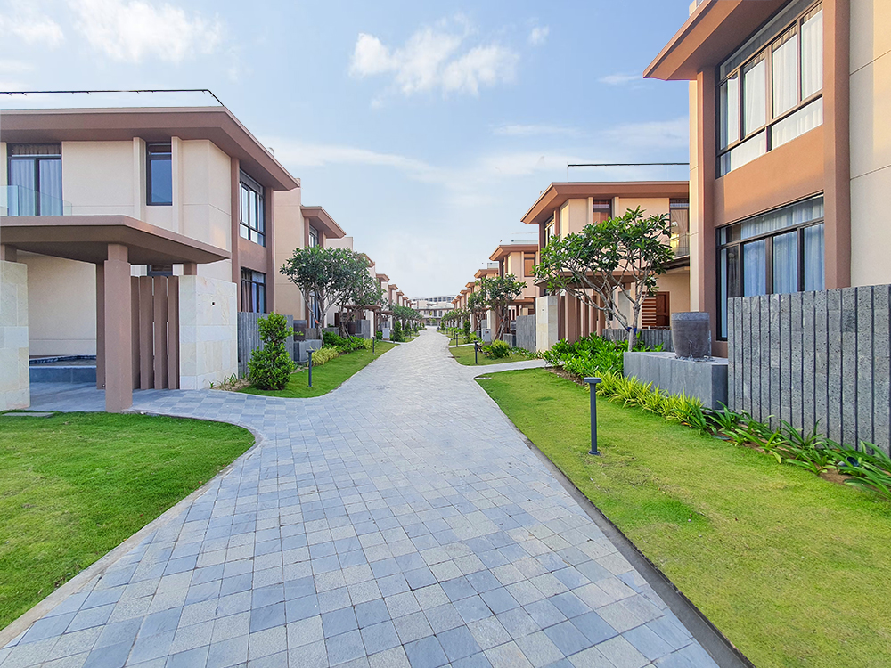 Công tác thi công hoàn thiện hạng mục cảnh quan dự án