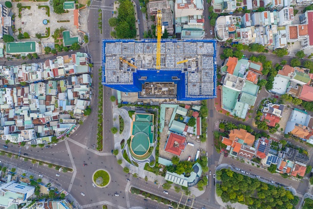 Hình ảnh topview tổng thể dự án