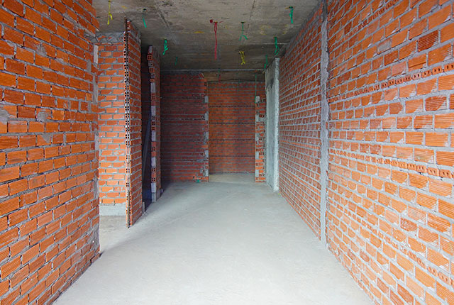 Xây tường bao căn hộ từ tầng 5 đến tầng 19 Block A1, Block A2, Block B và Block C
