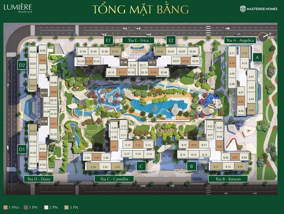 Mặt Bằng Tổng Thể