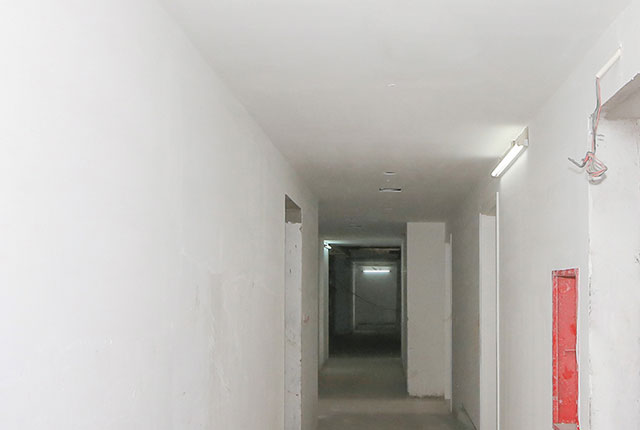 Thi công trần thạch cao hành lang căn hộ tầng 14 block A, B