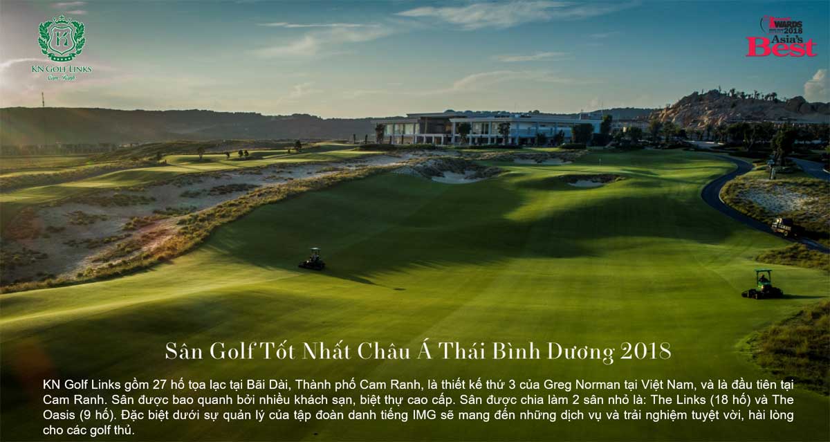 KN Golf Links sân Golf lớn nhất Châu Á Thái Bình Dương