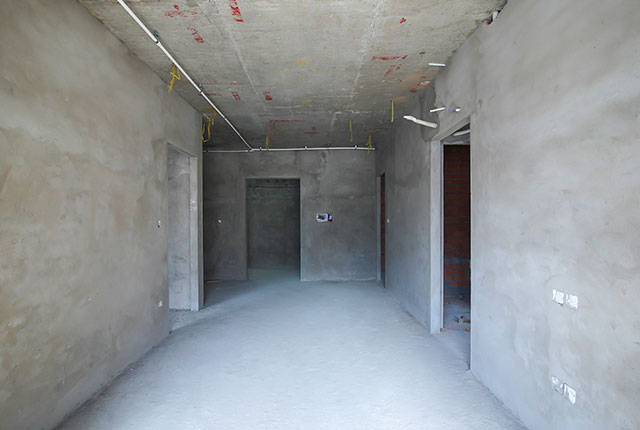 Hoàn thành tô tường căn hộ block B1