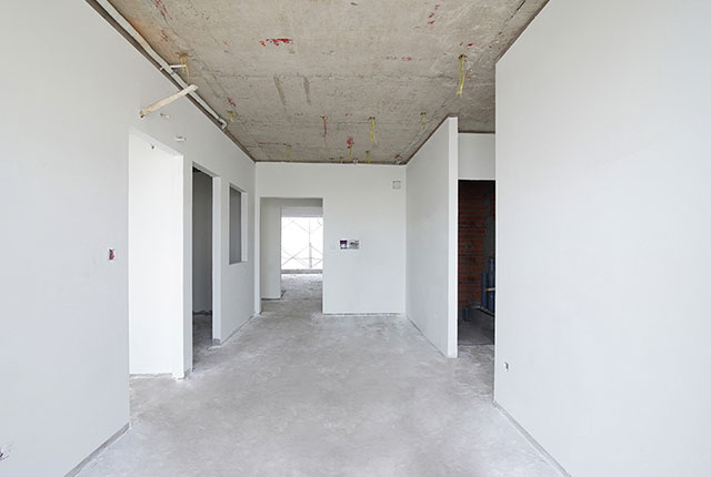 Thi công bả sơn matit căn hộ tầng 21 - 22 block B2