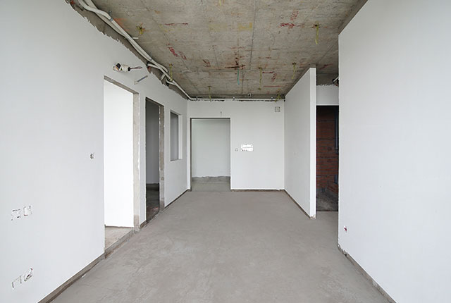 Thi công bả sơn matit căn hộ tầng 15 - 22 block B2