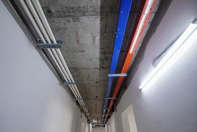 Thi công hệ thống M&E tầng 20 - 21 block A1