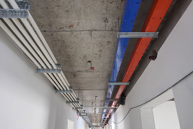 Thi công hệ thống M&E tầng 20 - 21 block B1