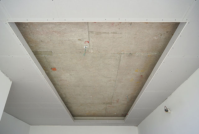 Tiếp tục thi công khung trần thạch cao tầng 5 - 21 block B1