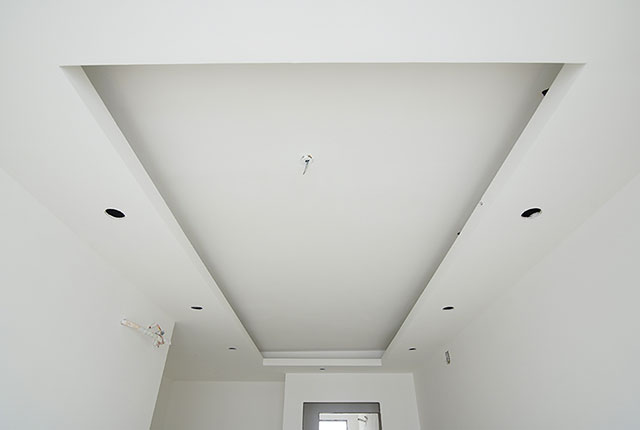 Thi công bả sơn matit trần thạch cao tầng 13- 21 block B2