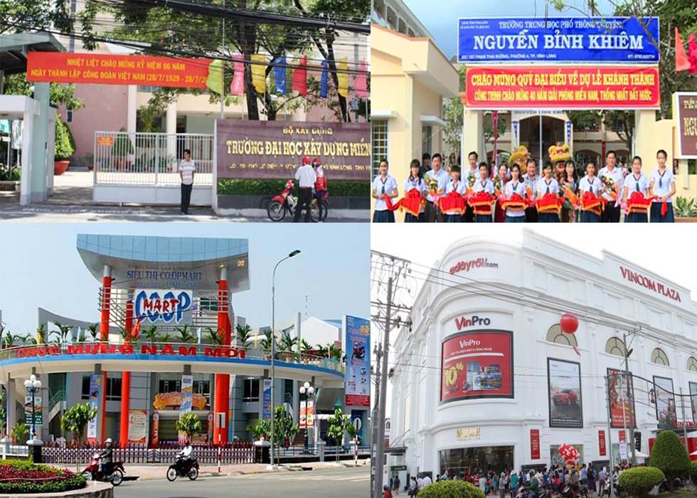 tiện ích ngoại khu vinh long new town