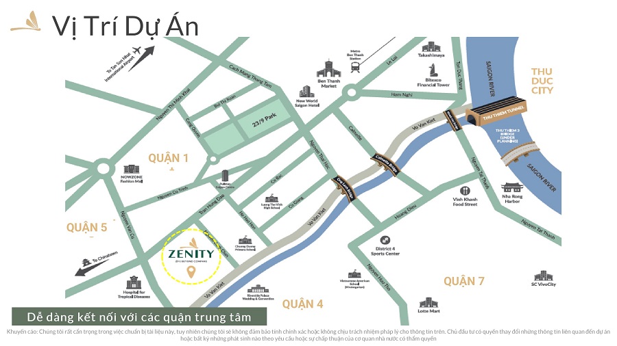 Vị Trí Zenity Quận 1